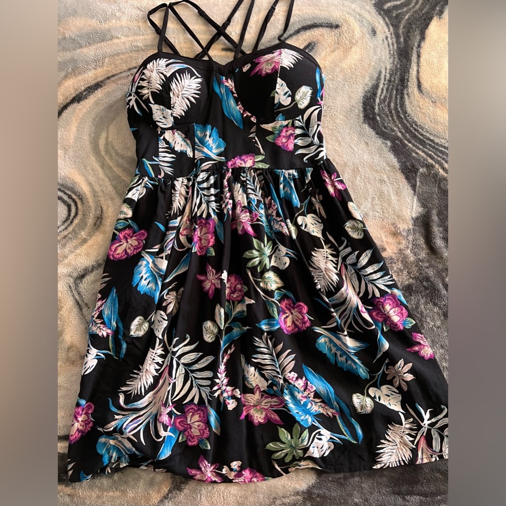 Black Floral Dress